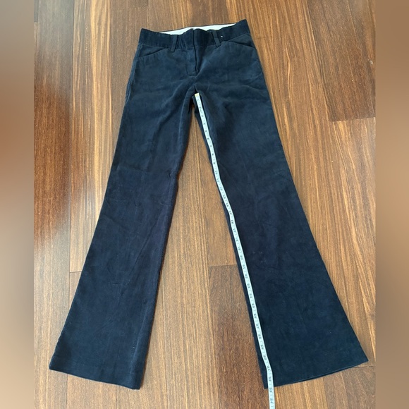 NWOT Theory Black Corduroy Flare Pants - Picture 5 of 8